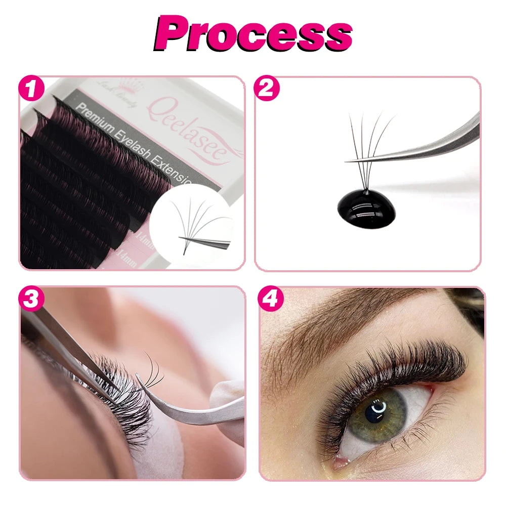 Easy Fan Volume Lash Extensions